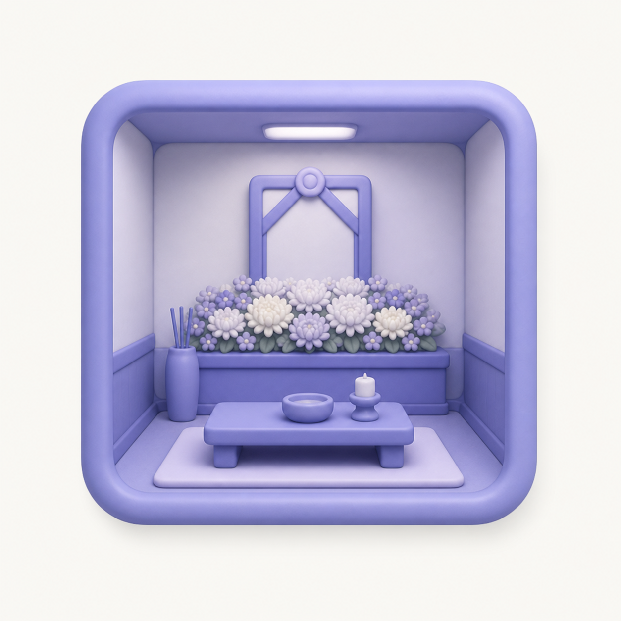 빈소 사용료를 표현한 3D 아이콘