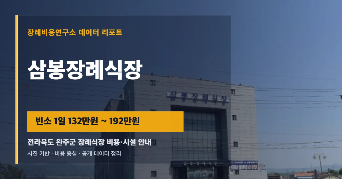 삼봉장례식장