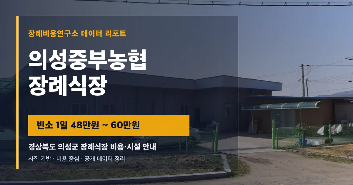 의성중부농협장례식장