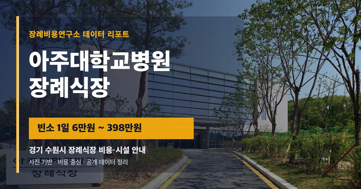 아주대학교병원장례식장